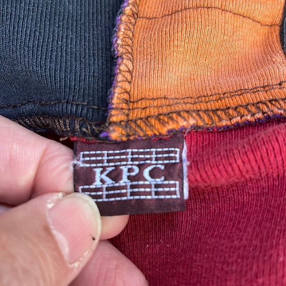 Vintage KPC Nepali Patchwork Razor Cut Hoodie Zip Front Wear Small - Picture 7 of 12